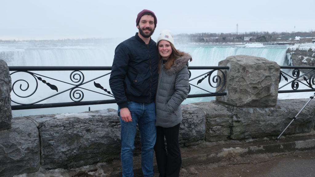 Alex and Amy at Niagara Falls, ON
